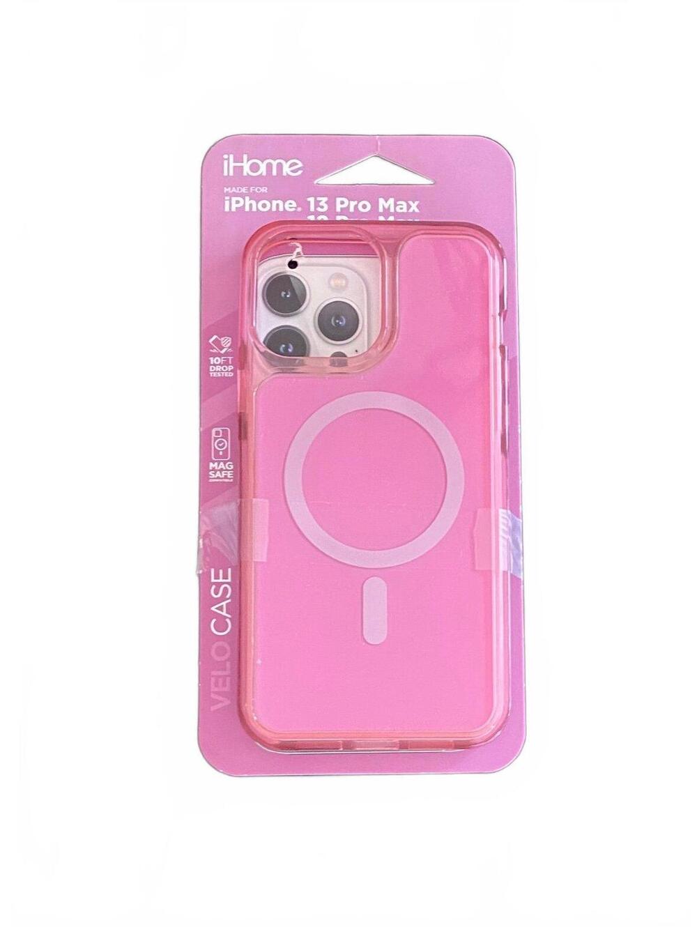 iHome Case for iPhone 13/12 Pro Max Pink